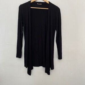 Prospect Boulevard Black Open Front Cardigan
